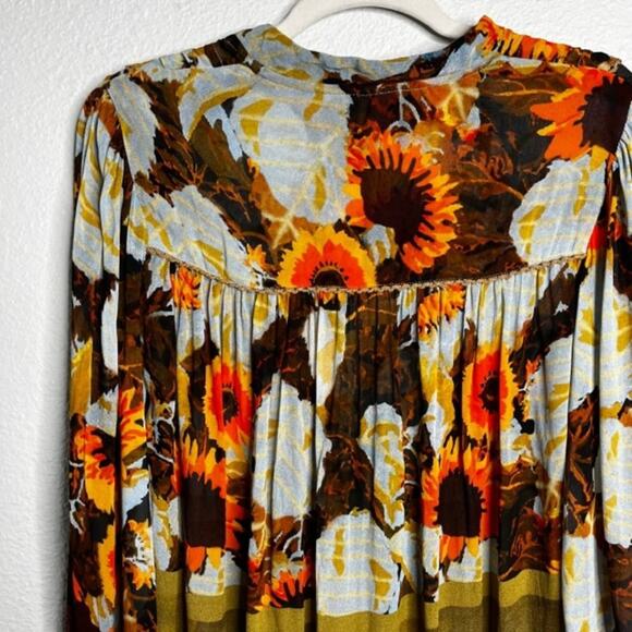 Anthropologie Cordelia pleated peasant blouse by BL^NK London Small - Picture 9 of 16